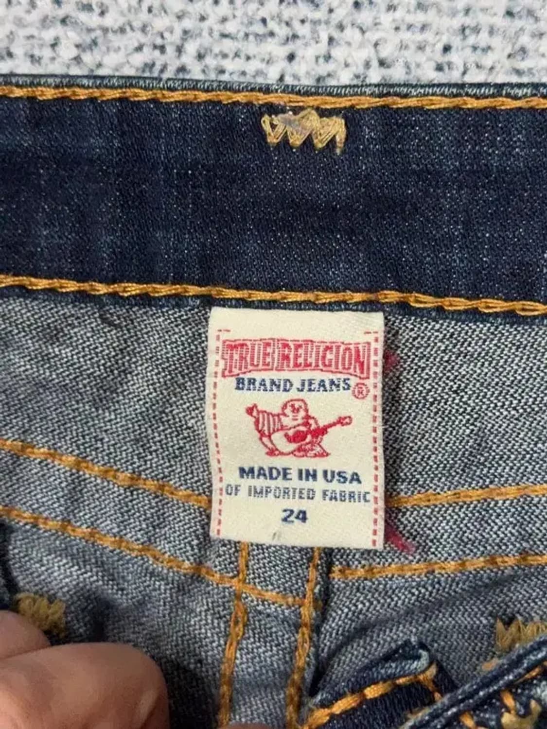 트루릴리젼 워싱 빈티지 Y2K 부츠컷 청바지 24 상품이미지6