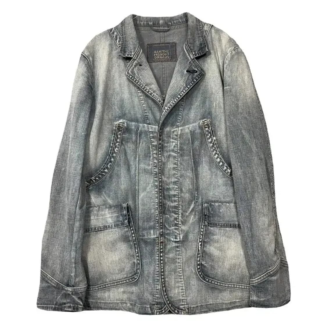 마리떼 프랑소와 저버 빈티지 워싱 데님 자켓 M 상품이미지1