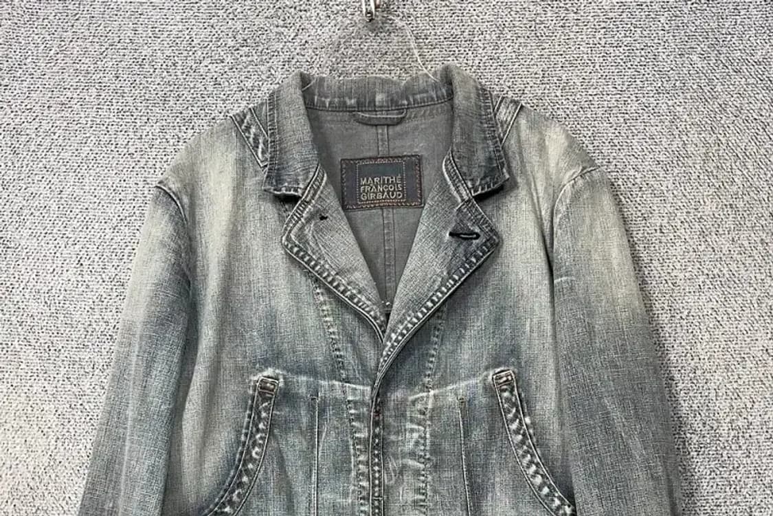 마리떼 프랑소와 저버 빈티지 워싱 데님 자켓 M 상품이미지3