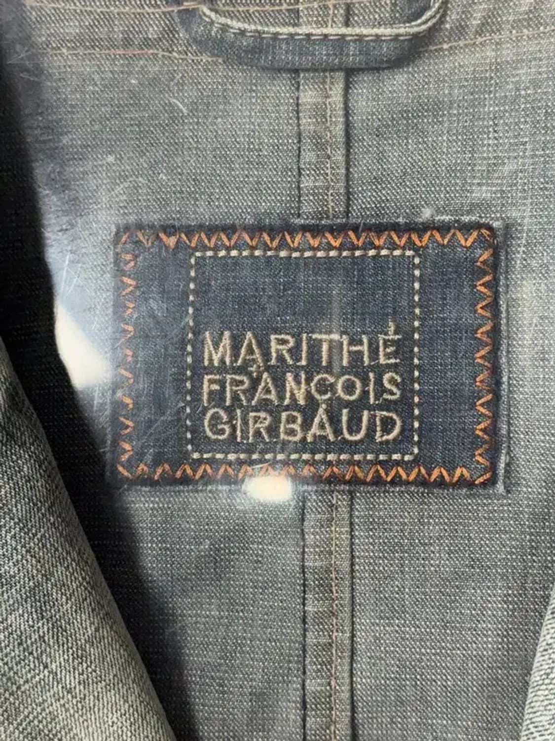 마리떼 프랑소와 저버 빈티지 워싱 데님 자켓 M 상품이미지6