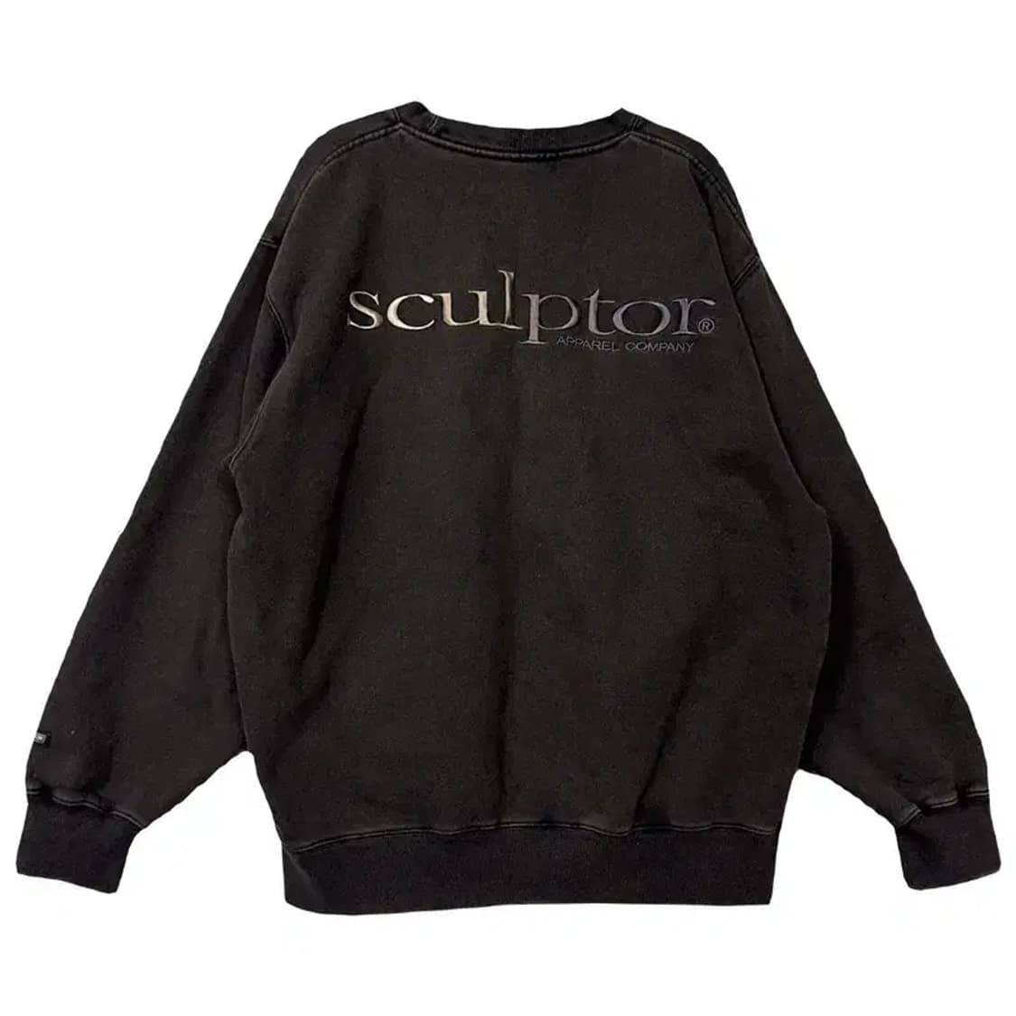 스컬프터 블랙 자수 스웻셔츠 S 상품이미지2