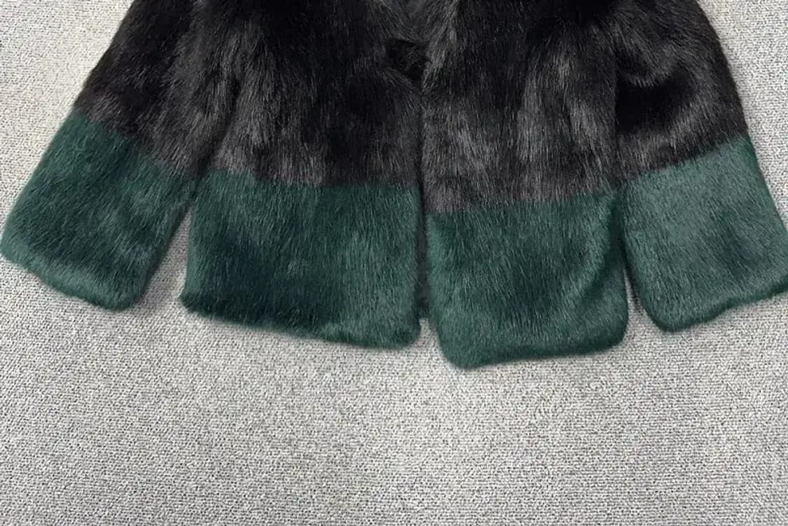 나인 그라데이션 페이크 퍼 자켓 F 상품이미지4