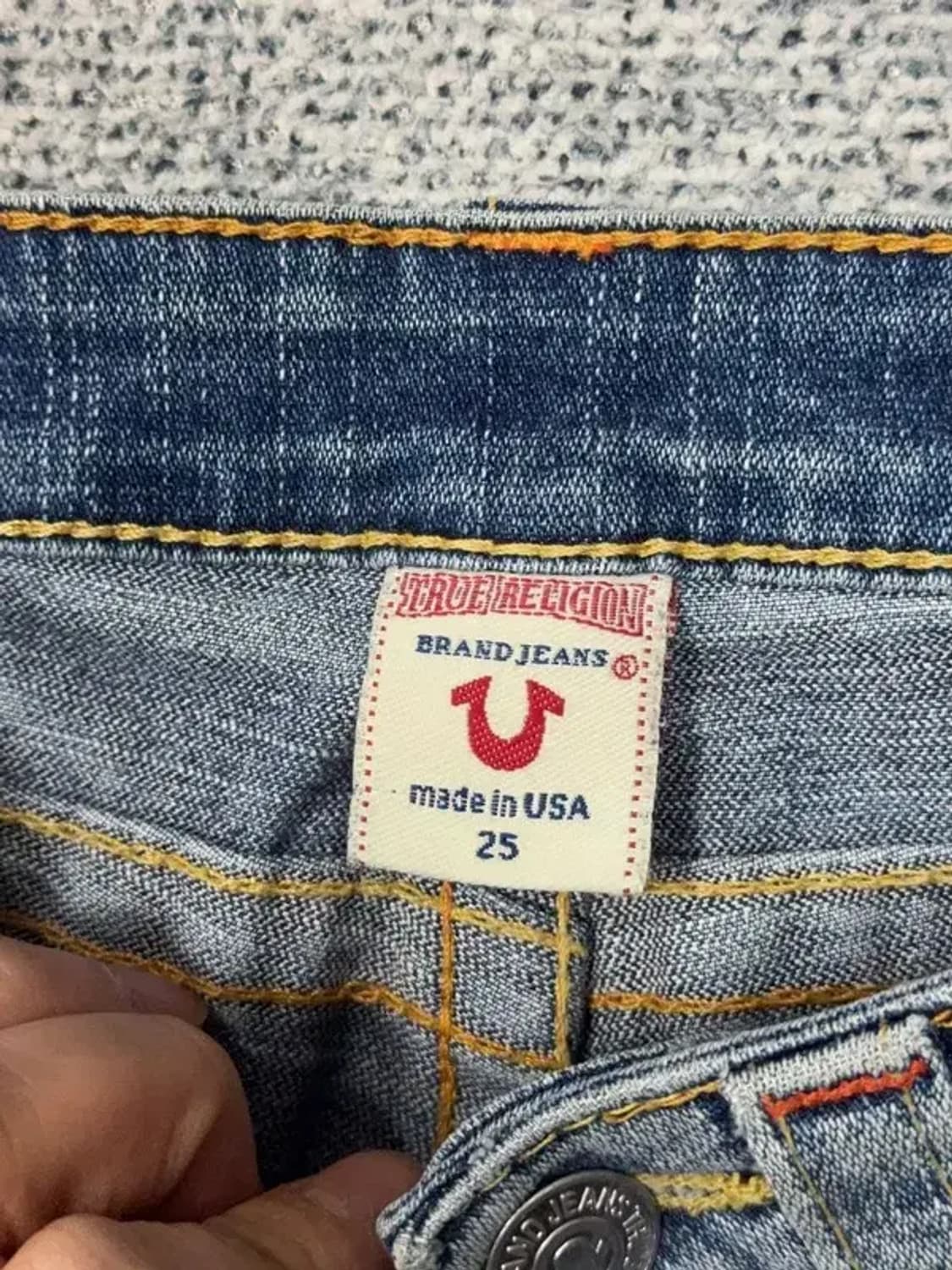 트루릴리젼 워싱 빈티지 Y2K 청바지 25 상품이미지7