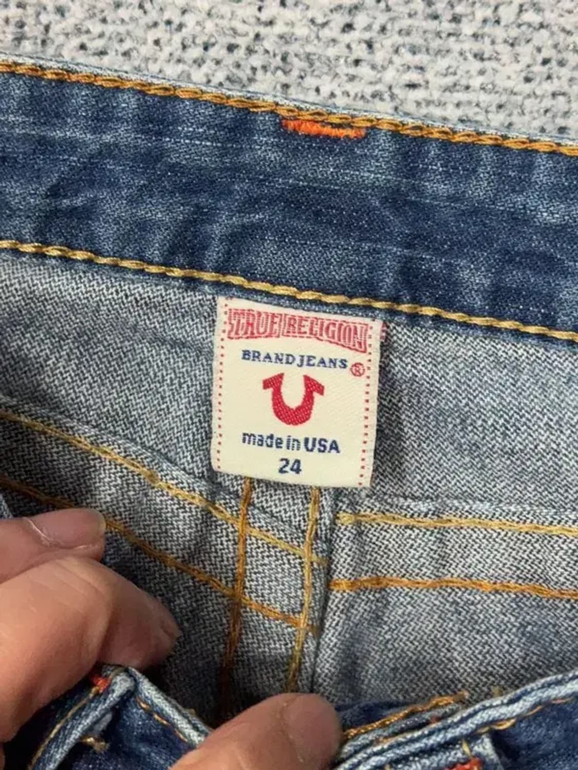 트루릴리젼 워싱 빈티지 Y2K 부츠컷 청바지 24 상품이미지6