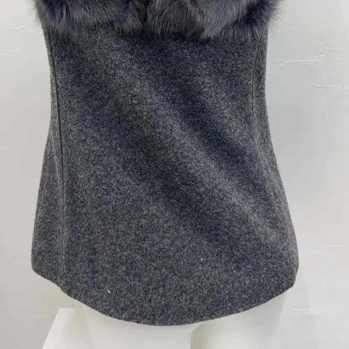 그레이 여우퍼조끼 상품이미지5