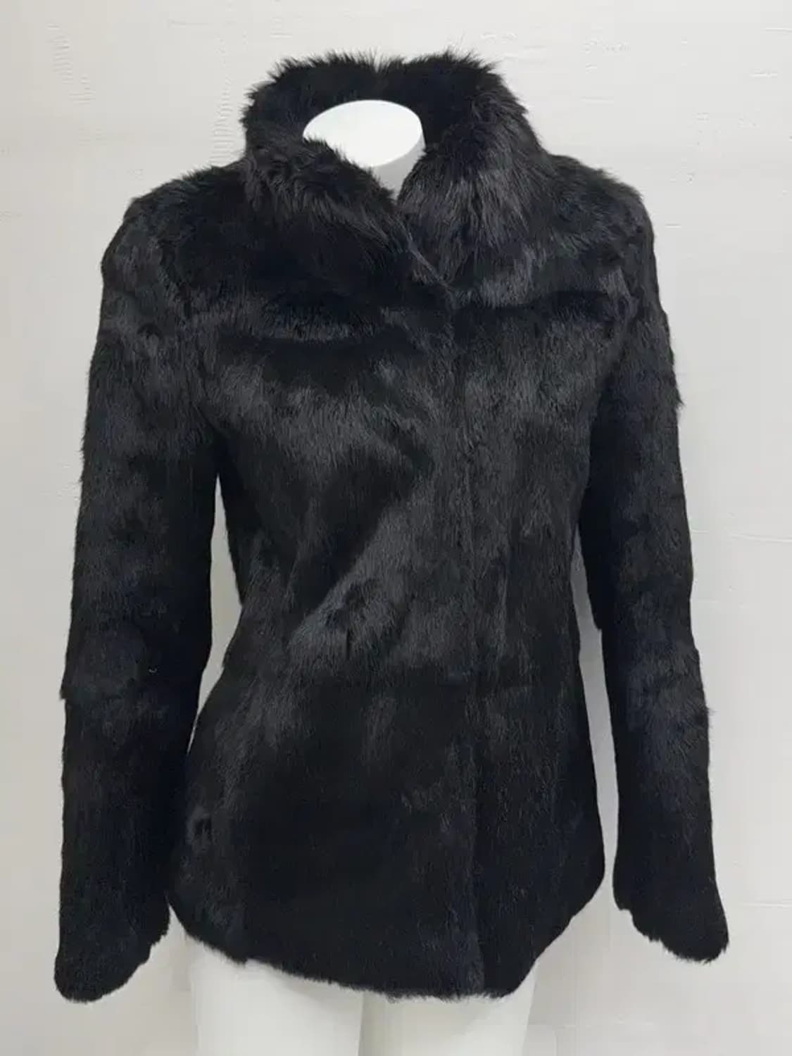 YETT'S 토끼퍼 블랙 퍼자켓 66 상품이미지1