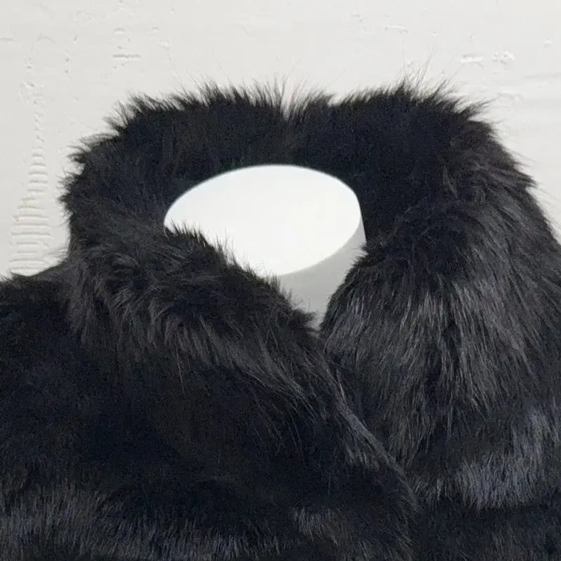 YETT'S 토끼퍼 블랙 퍼자켓 66 상품이미지3