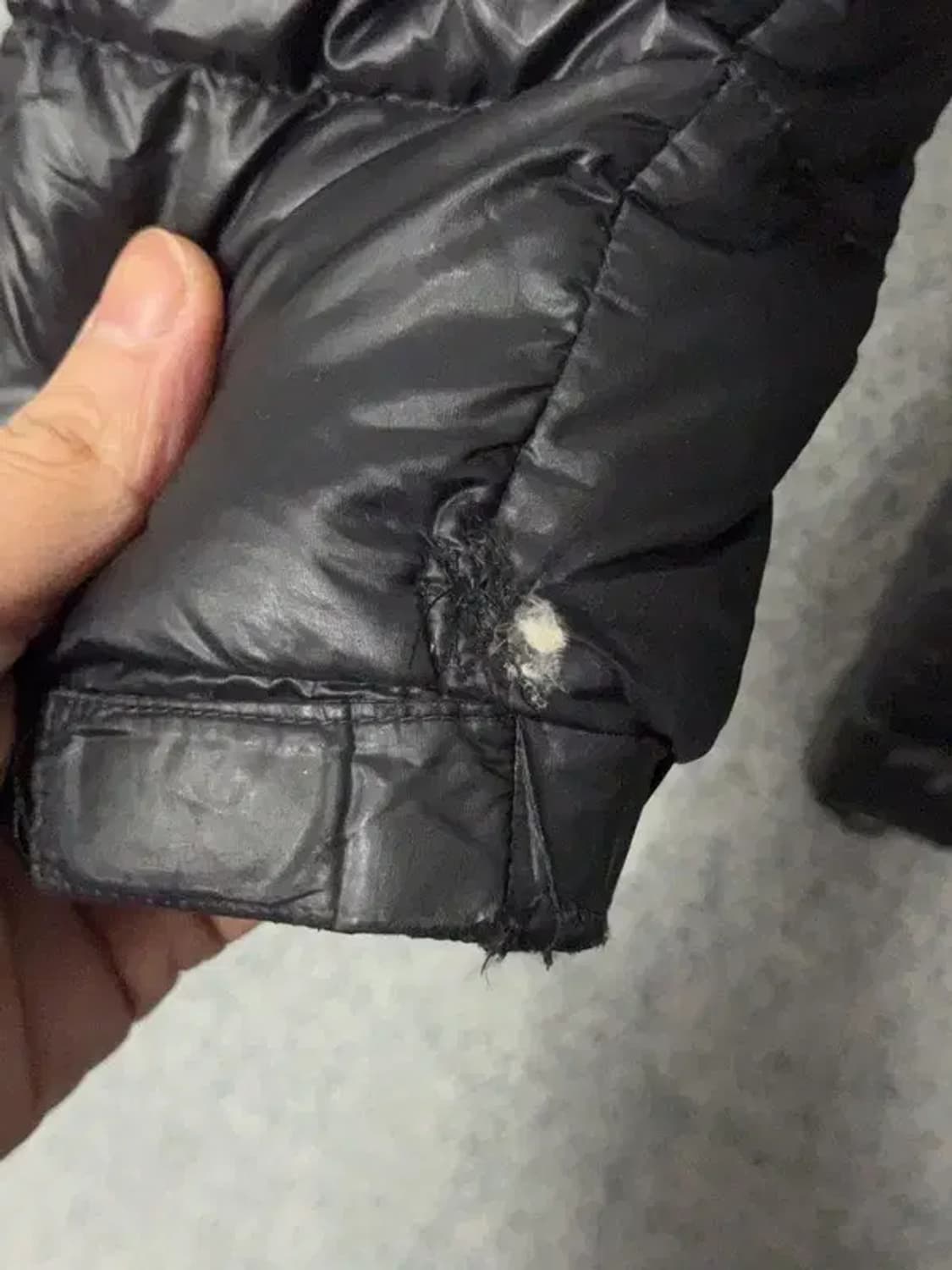 노스페이스 700 눕시 블랙 다운 패딩 S 상품이미지8