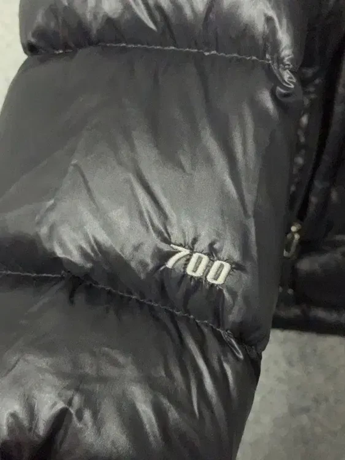 노스페이스 700 눕시 블랙 다운 패딩 S 상품이미지9