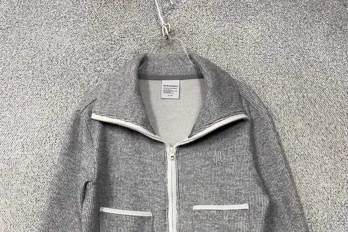 코드그라피 그레이 투웨이 코튼 집업 M 상품이미지3