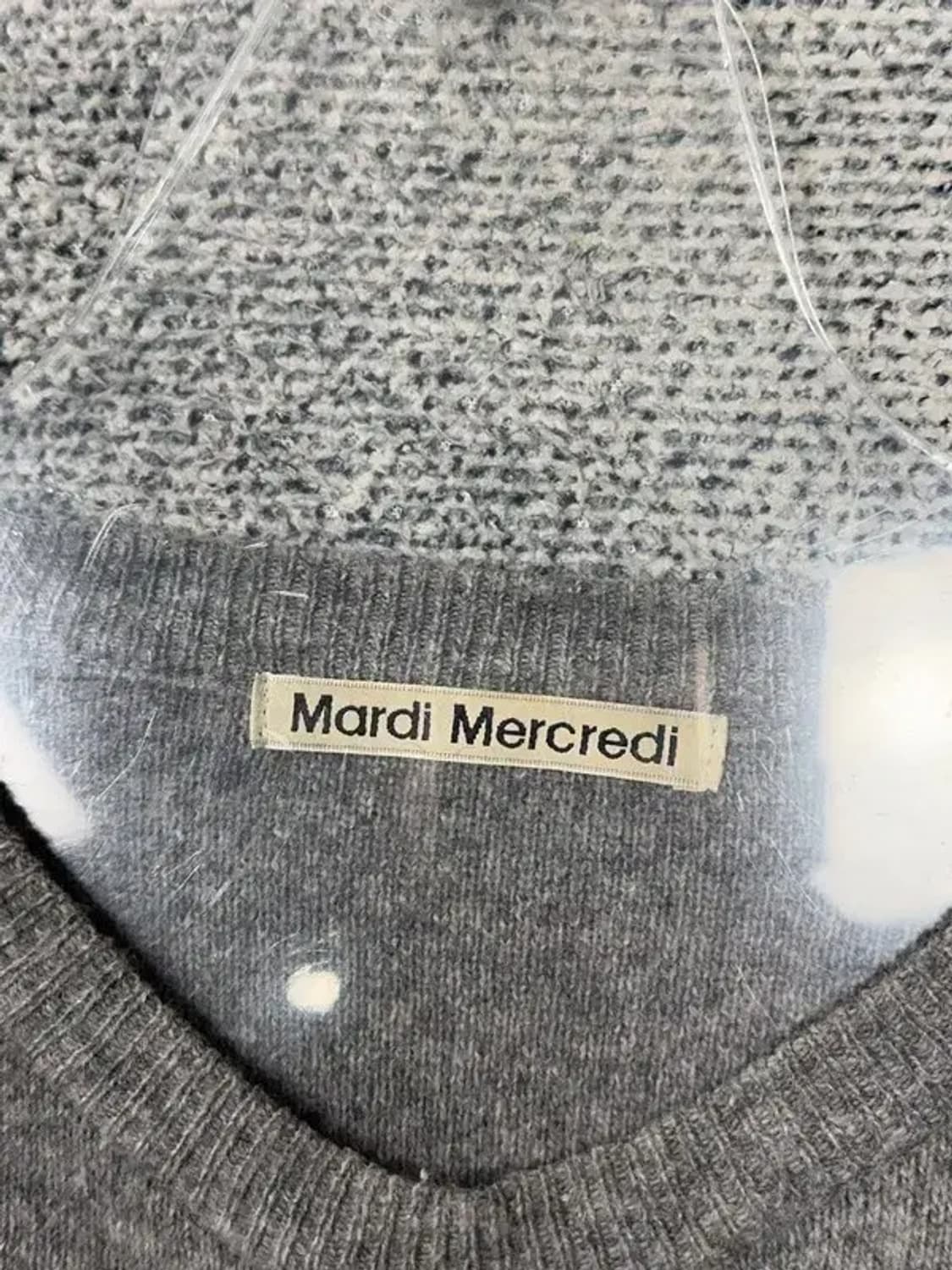 마르디 메르크디 프린팅 그레이 니트 ONE SIZE 상품이미지8