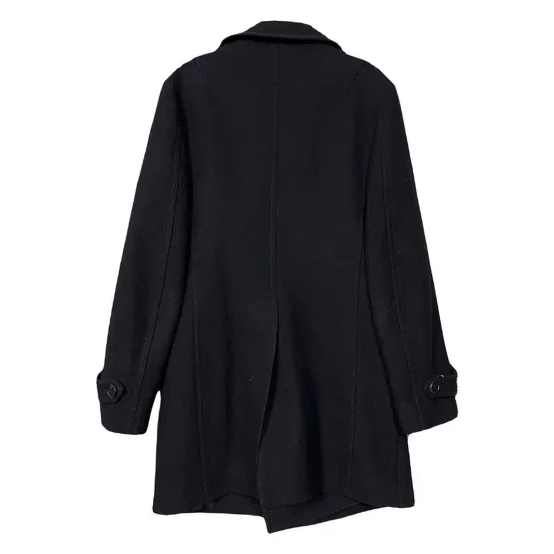 솔리드옴므 블랙 버튼 피 코트 95 상품이미지2