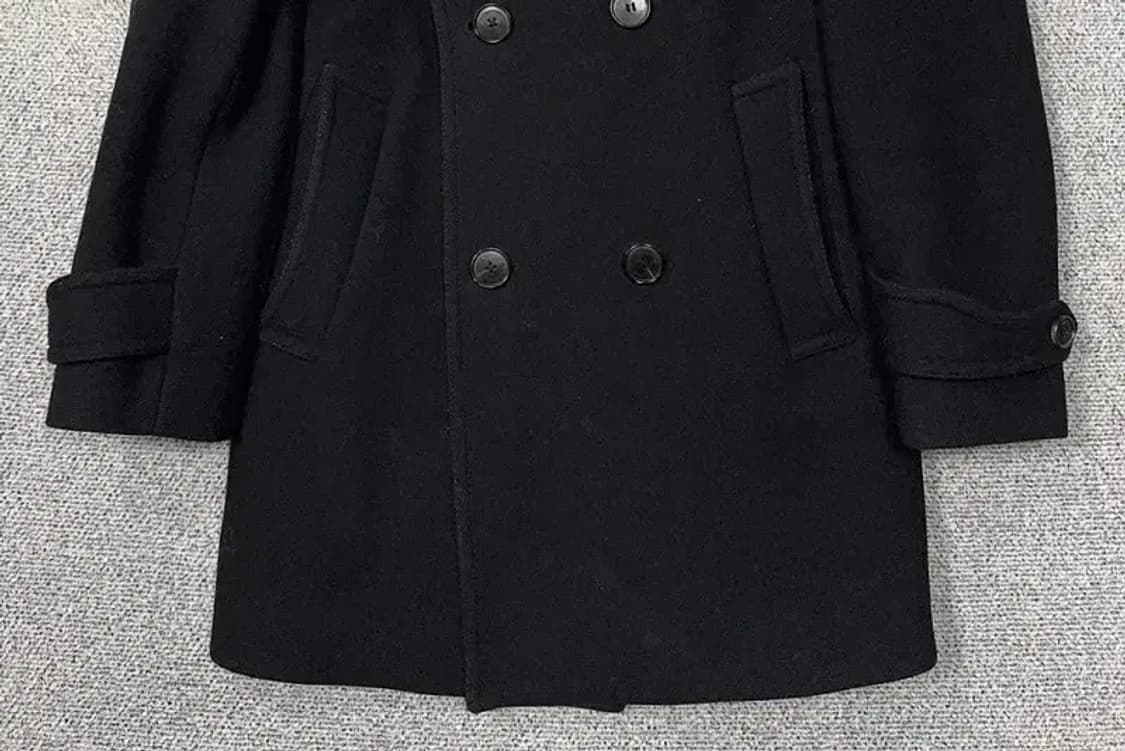 솔리드옴므 블랙 버튼 피 코트 95 상품이미지4