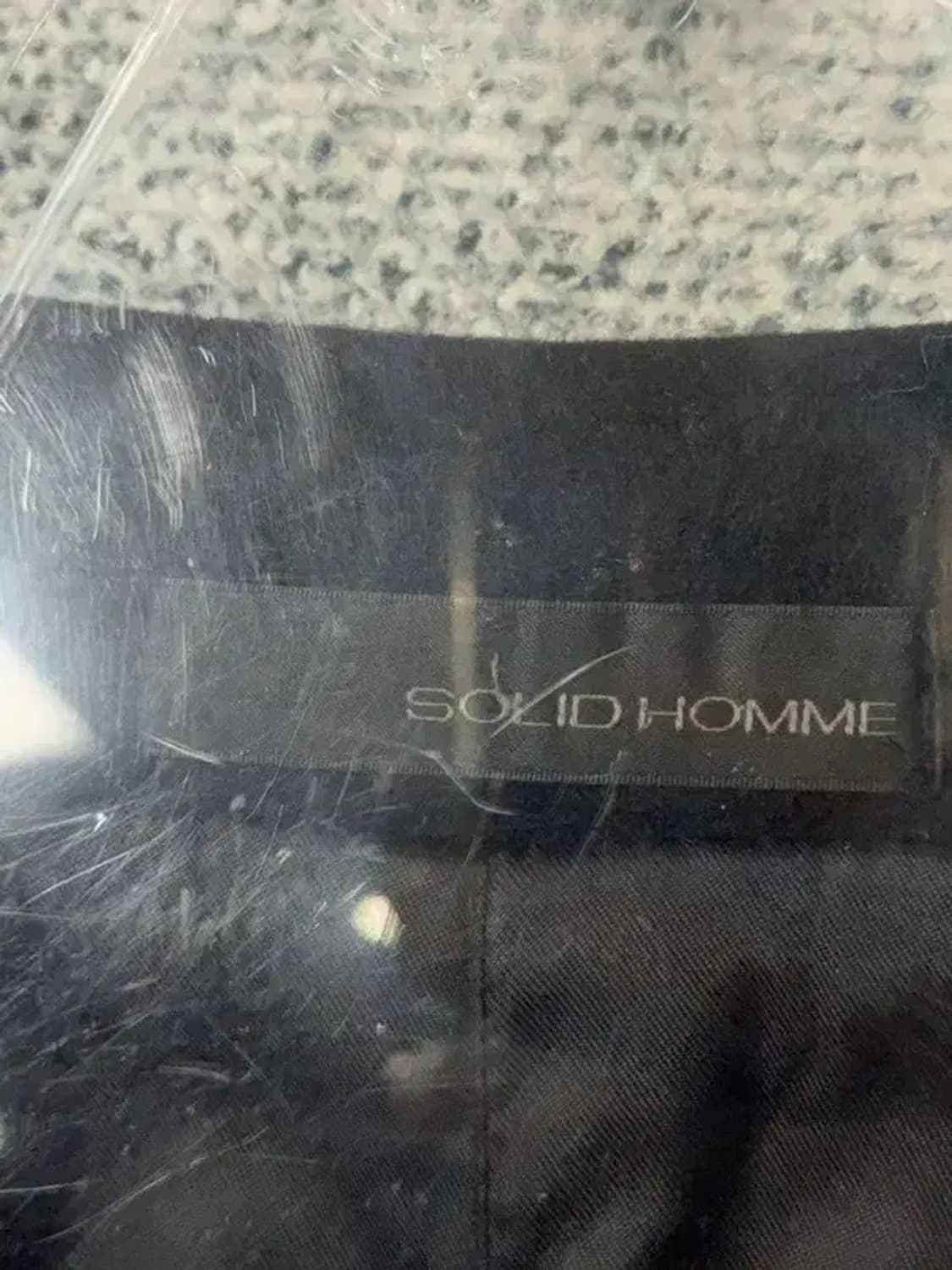 솔리드옴므 블랙 버튼 피 코트 95 상품이미지8