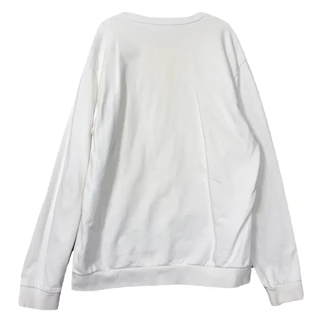 솔리드 옴므 캐주얼 프린팅 화이트 맨투맨 105 상품이미지2