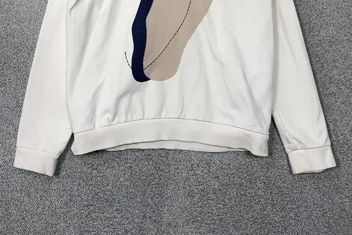 솔리드 옴므 캐주얼 프린팅 화이트 맨투맨 105 상품이미지4