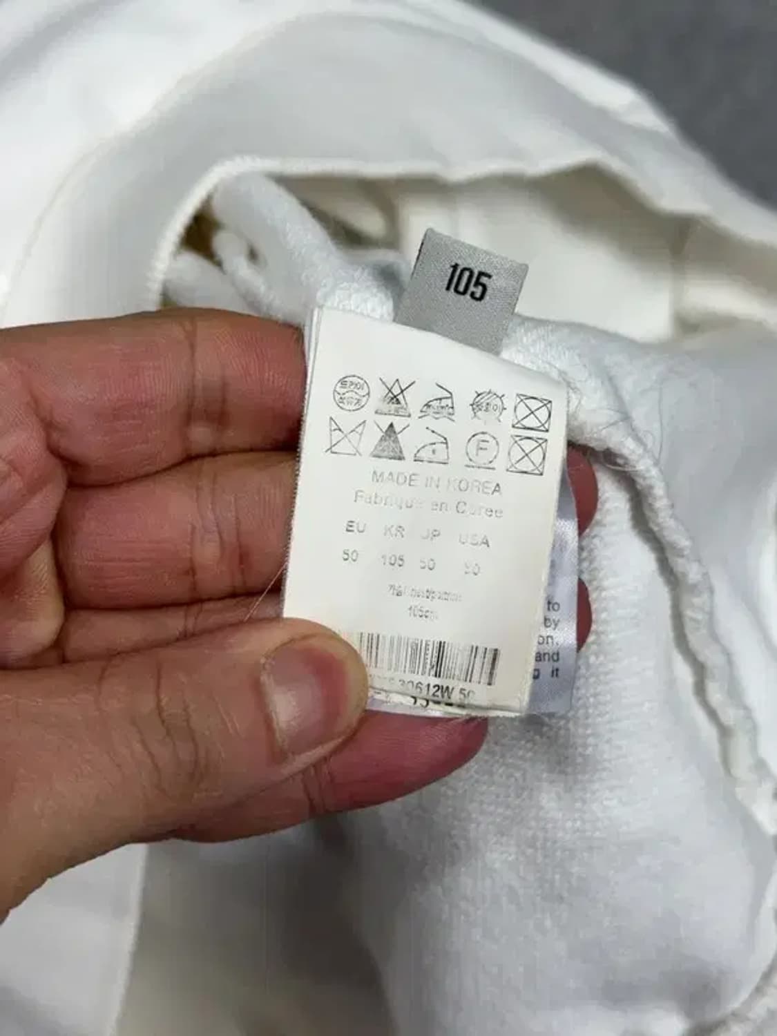 솔리드 옴므 캐주얼 프린팅 화이트 맨투맨 105 상품이미지8