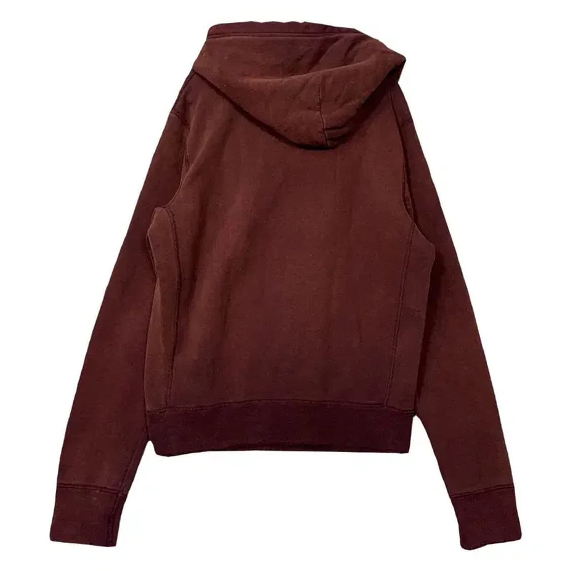 아베크롬비 버건디 빈티지 로고 후드티 L 상품이미지2