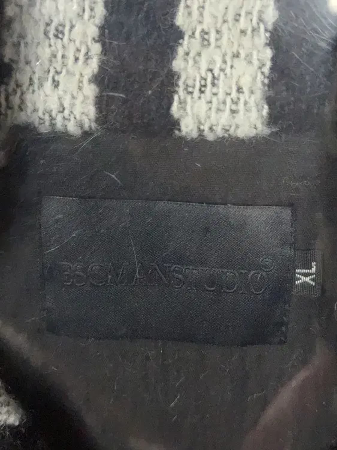 남성 그레이 단가라 빈티지 카라 버튼 니트 XL 상품이미지7