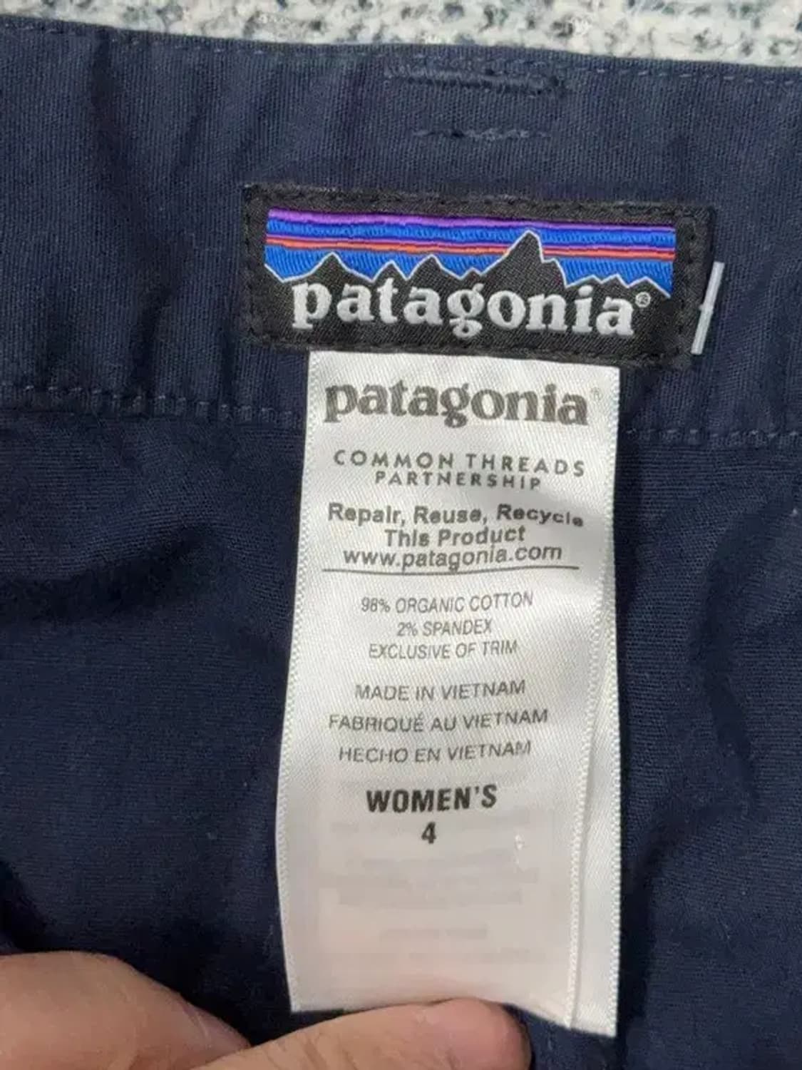 파타고니아 여성 네이비 기능성 팬츠 30 상품이미지7