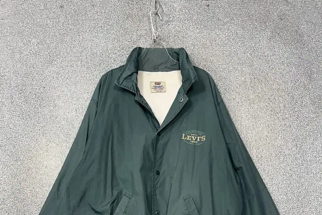 리바이스 오리지날 다크 그린 나일론 코치 자켓 L 상품이미지3