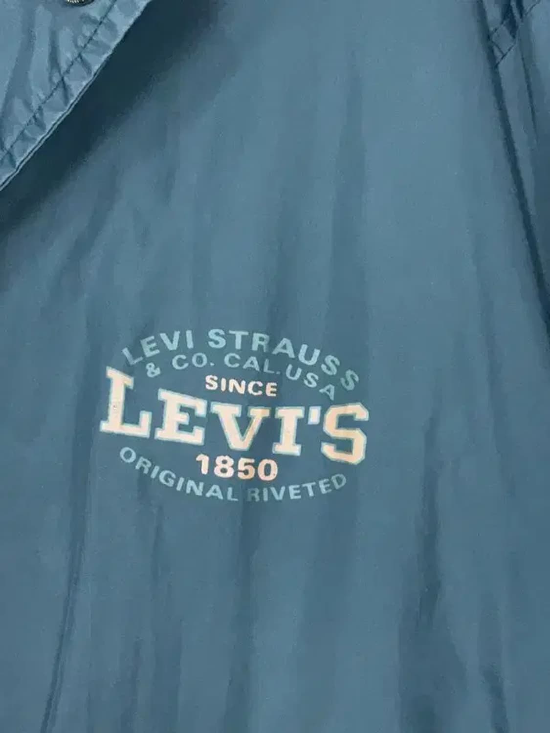 리바이스 오리지날 다크 그린 나일론 코치 자켓 L 상품이미지5