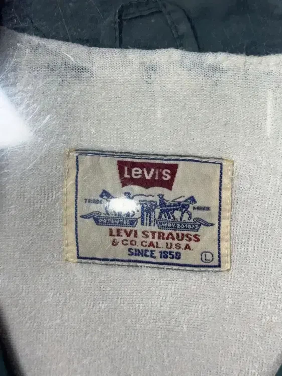 리바이스 오리지날 다크 그린 나일론 코치 자켓 L 상품이미지6