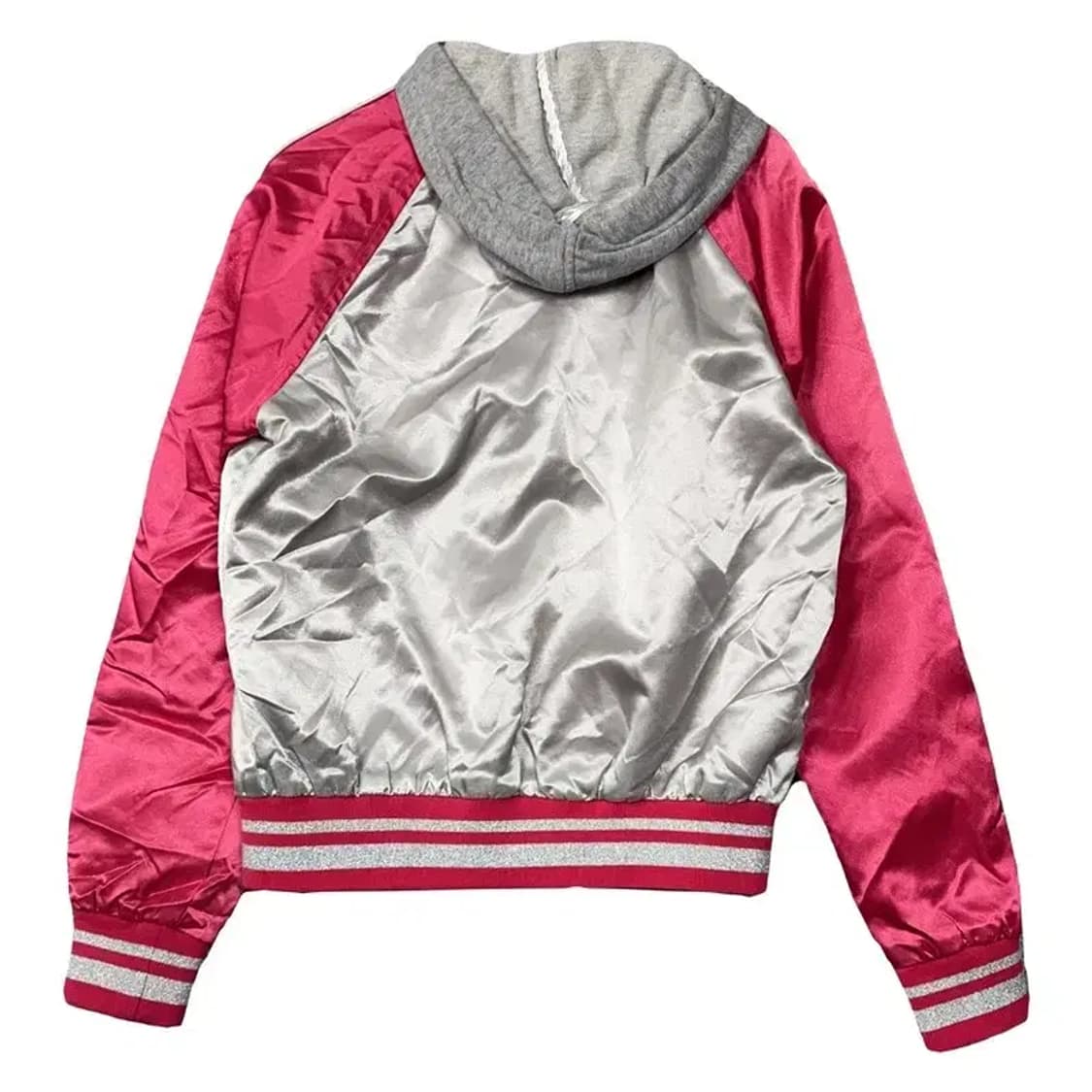 MLB 실버 핑크 Y2K 양키즈 스타디움 자켓 90 상품이미지2