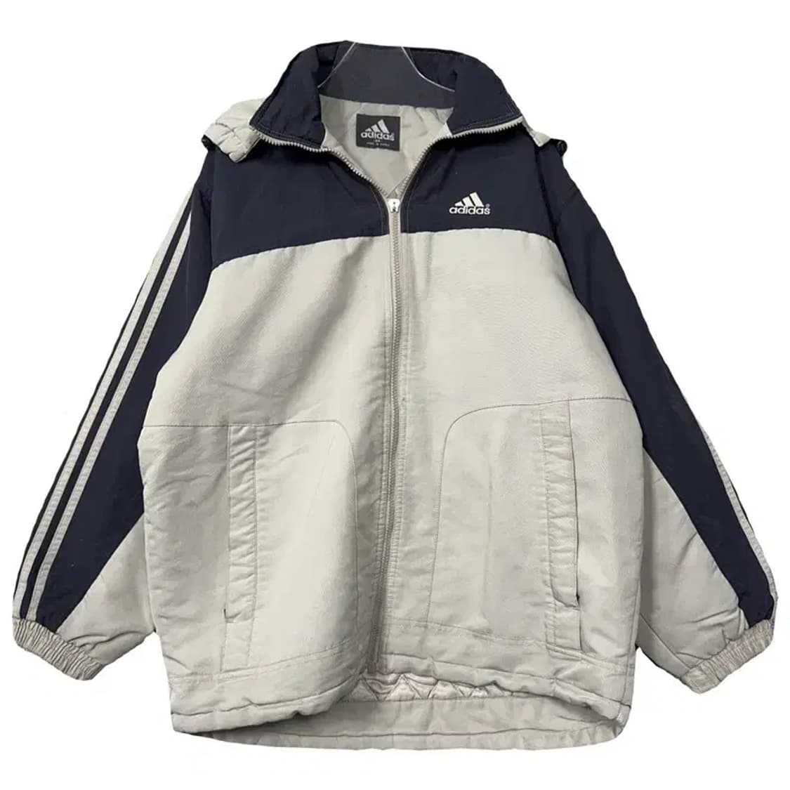 아디다스 베이지 올드스쿨 바람막이 윈드 자켓 90 상품이미지1