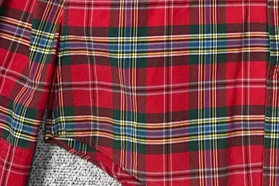 폴로 두산 빈티지 체크 레드 셔츠 L 상품이미지5