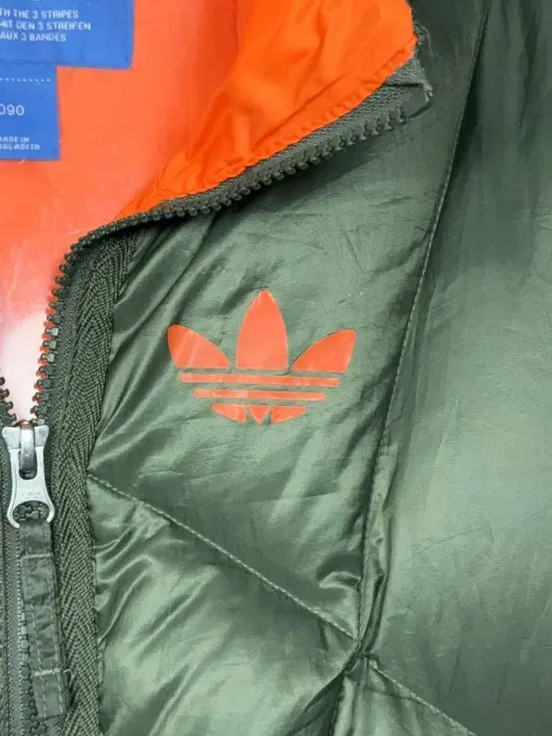 아디다스 카키 y2k 덕다운 패딩 조끼 090 상품이미지7