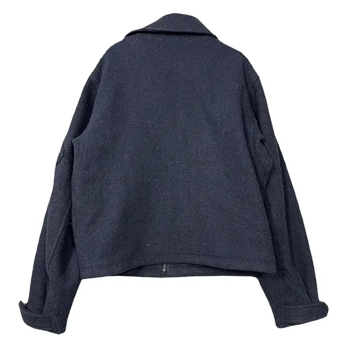 후아유 네이비 카라 코트 자켓 M 상품이미지2