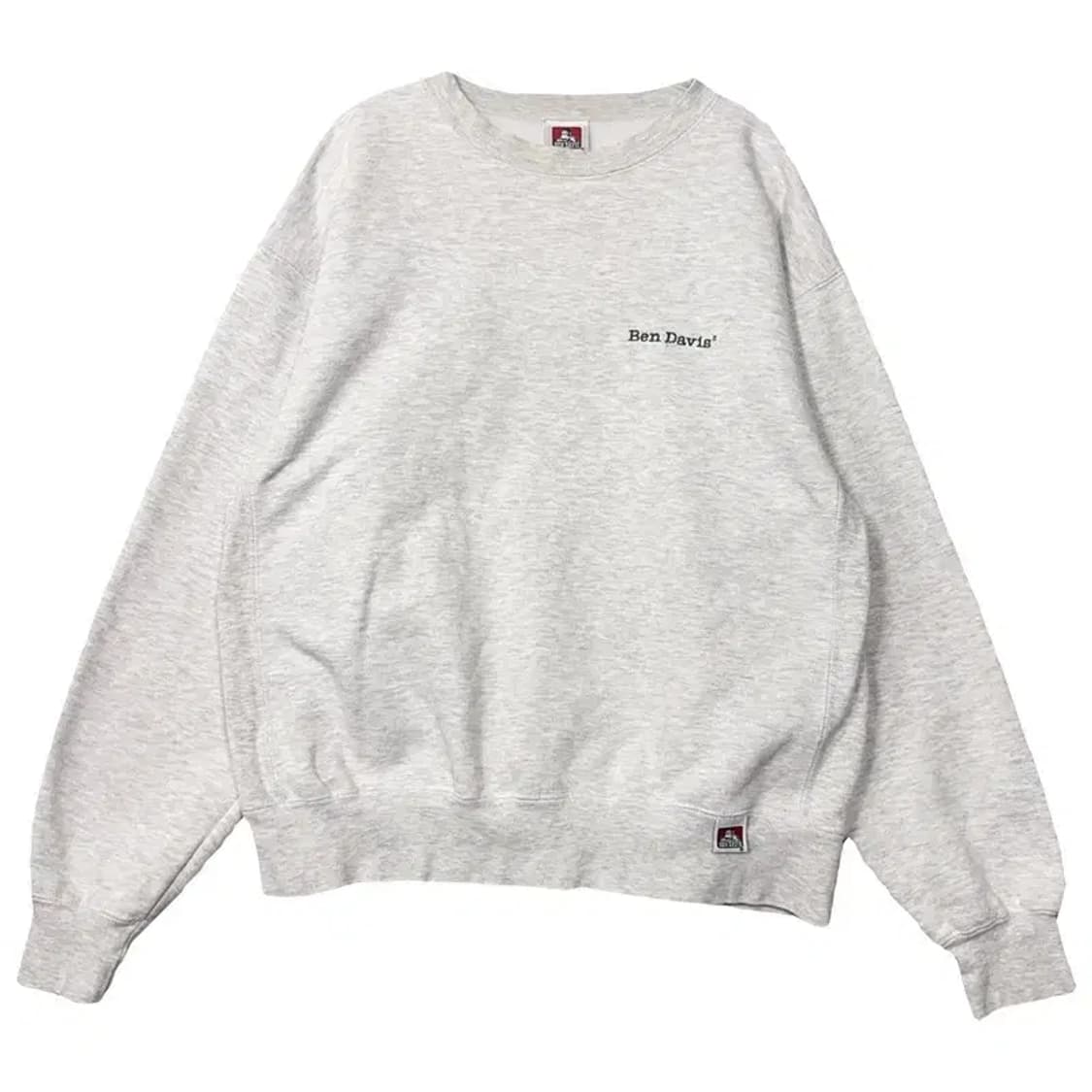 벤데이비스 라이트 그레이 로고 맨투맨 MEDIUM 상품이미지1