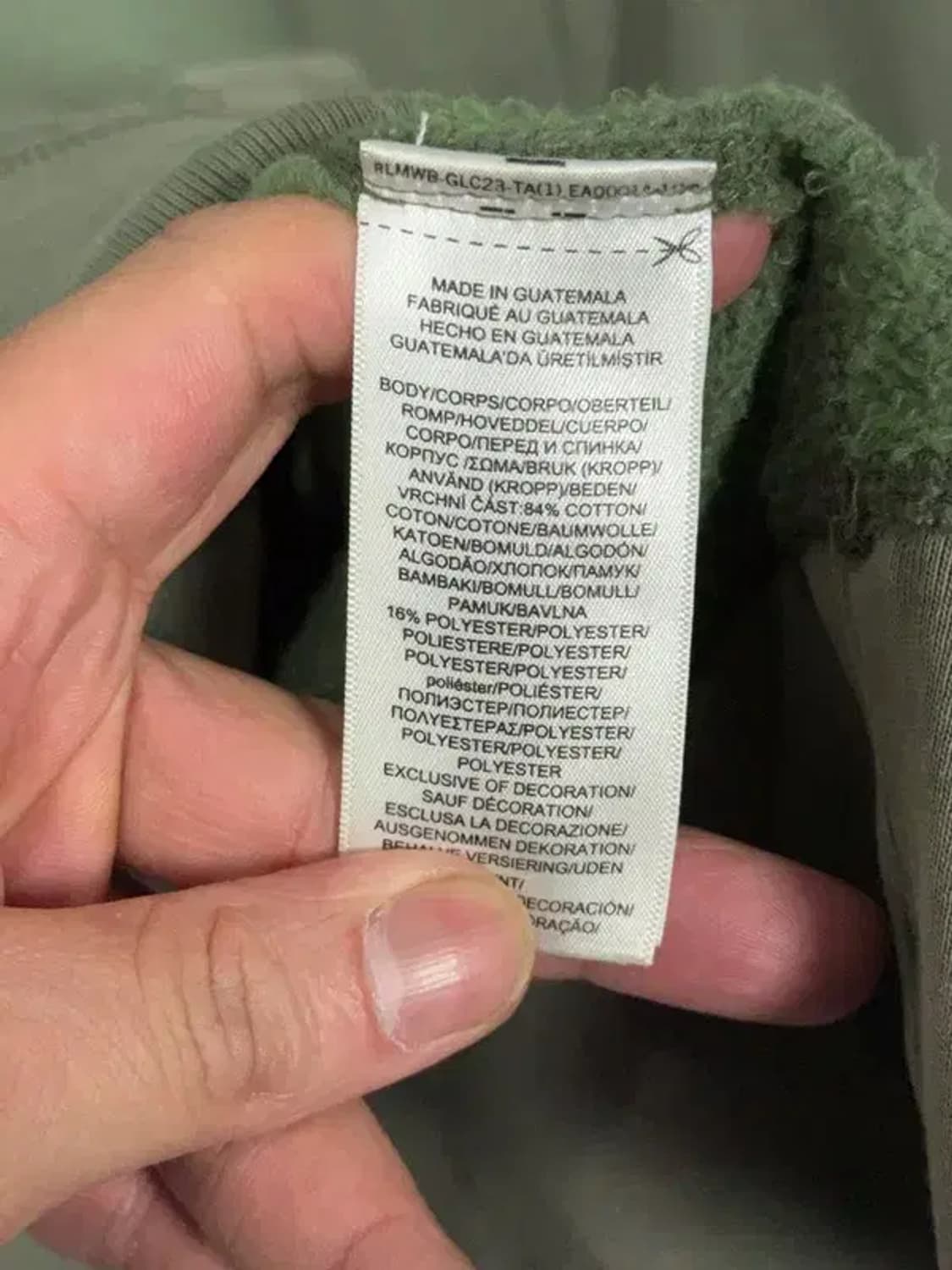 폴로 빈티지 카키 오버 사이즈 후드티 XXL/TTG 상품이미지10