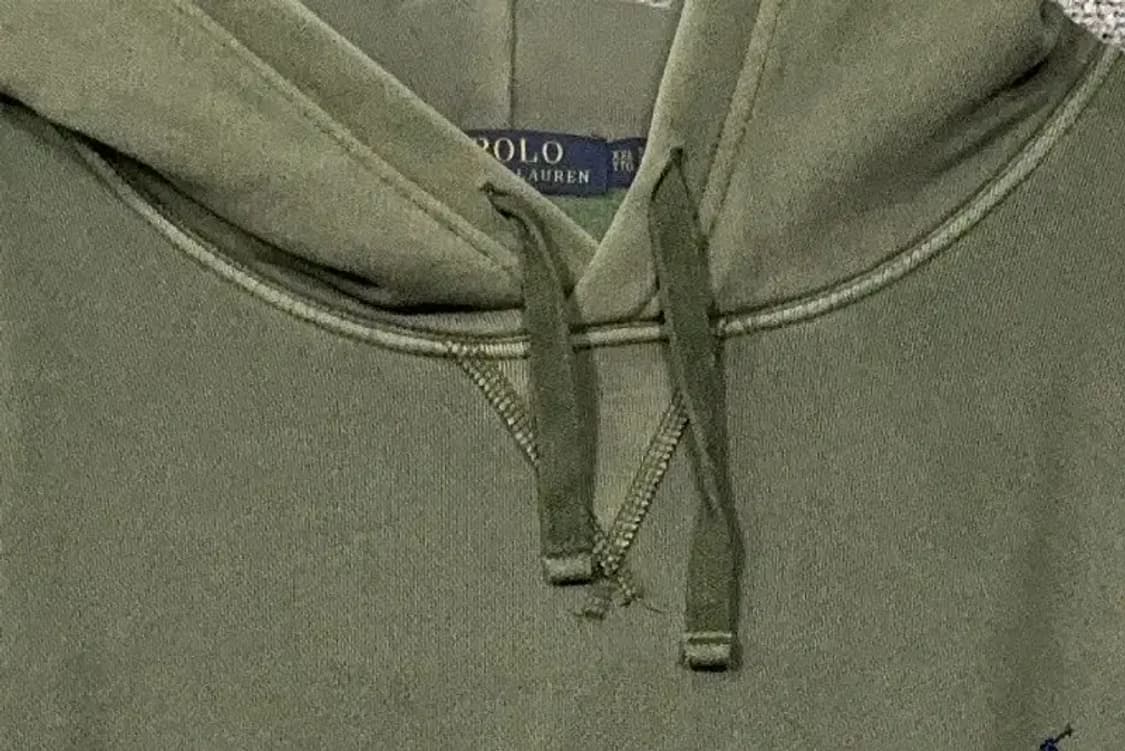 폴로 빈티지 카키 오버 사이즈 후드티 XXL/TTG 상품이미지5