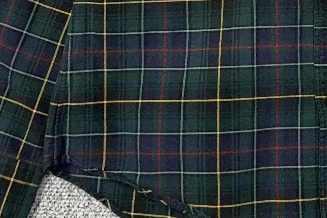 폴로 커스텀핏 그린 체크 로고 빈티지 셔츠 M 상품이미지5