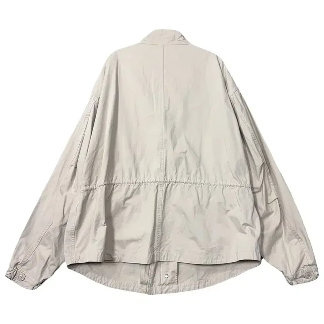 프리즘웍스 크림 나일론 워크 자켓 LARGE 상품이미지2
