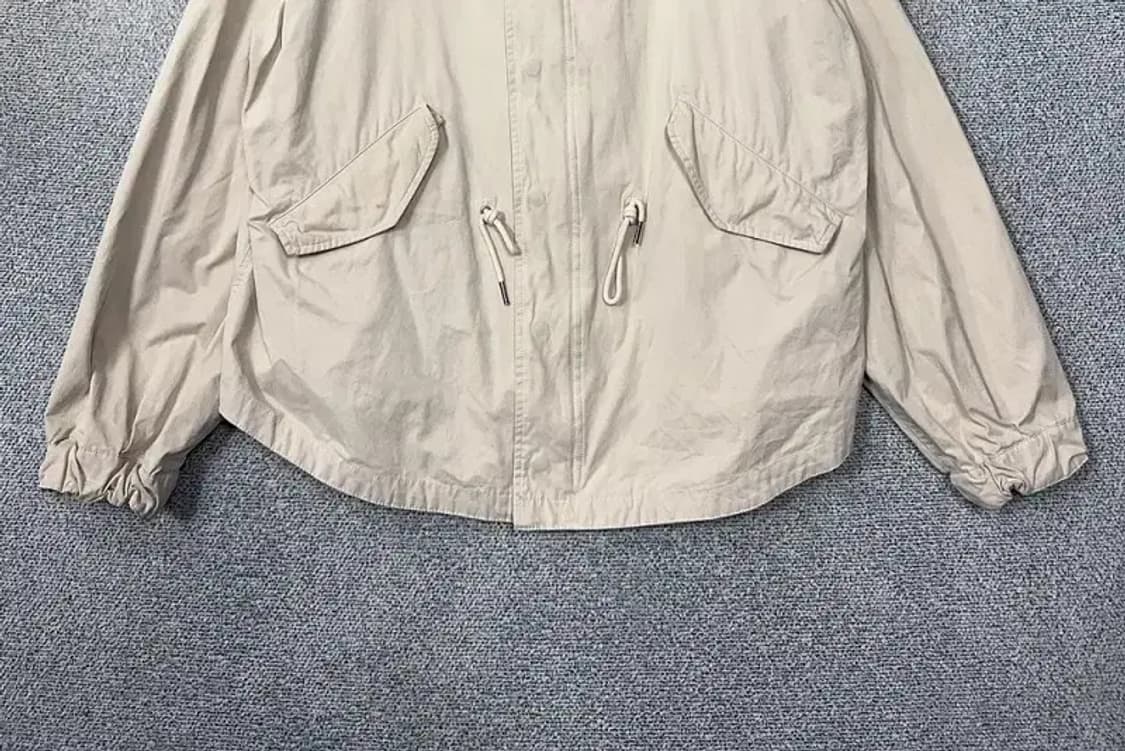 프리즘웍스 크림 나일론 워크 자켓 LARGE 상품이미지4