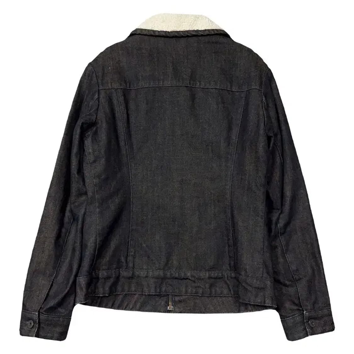 캘빈클라인 흑청 양털 카라 코튼 자켓 L 상품이미지2