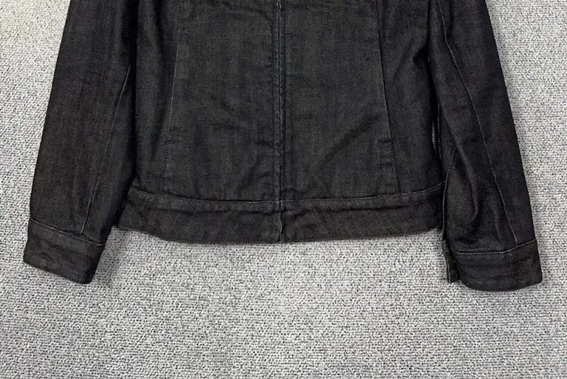 캘빈클라인 흑청 양털 카라 코튼 자켓 L 상품이미지4