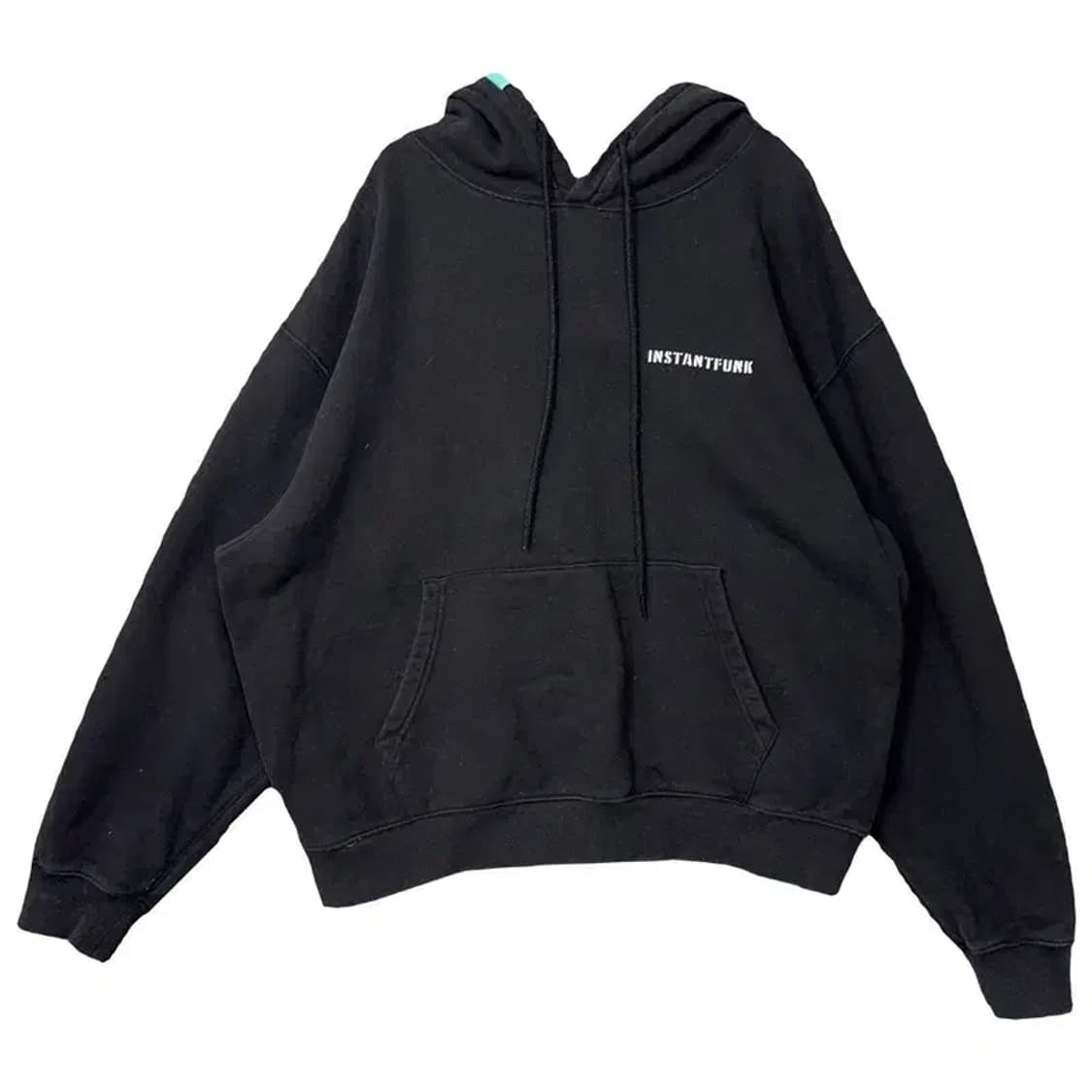 인스턴트 펑크 로고 블랙 스웻 후드티 3 상품이미지1