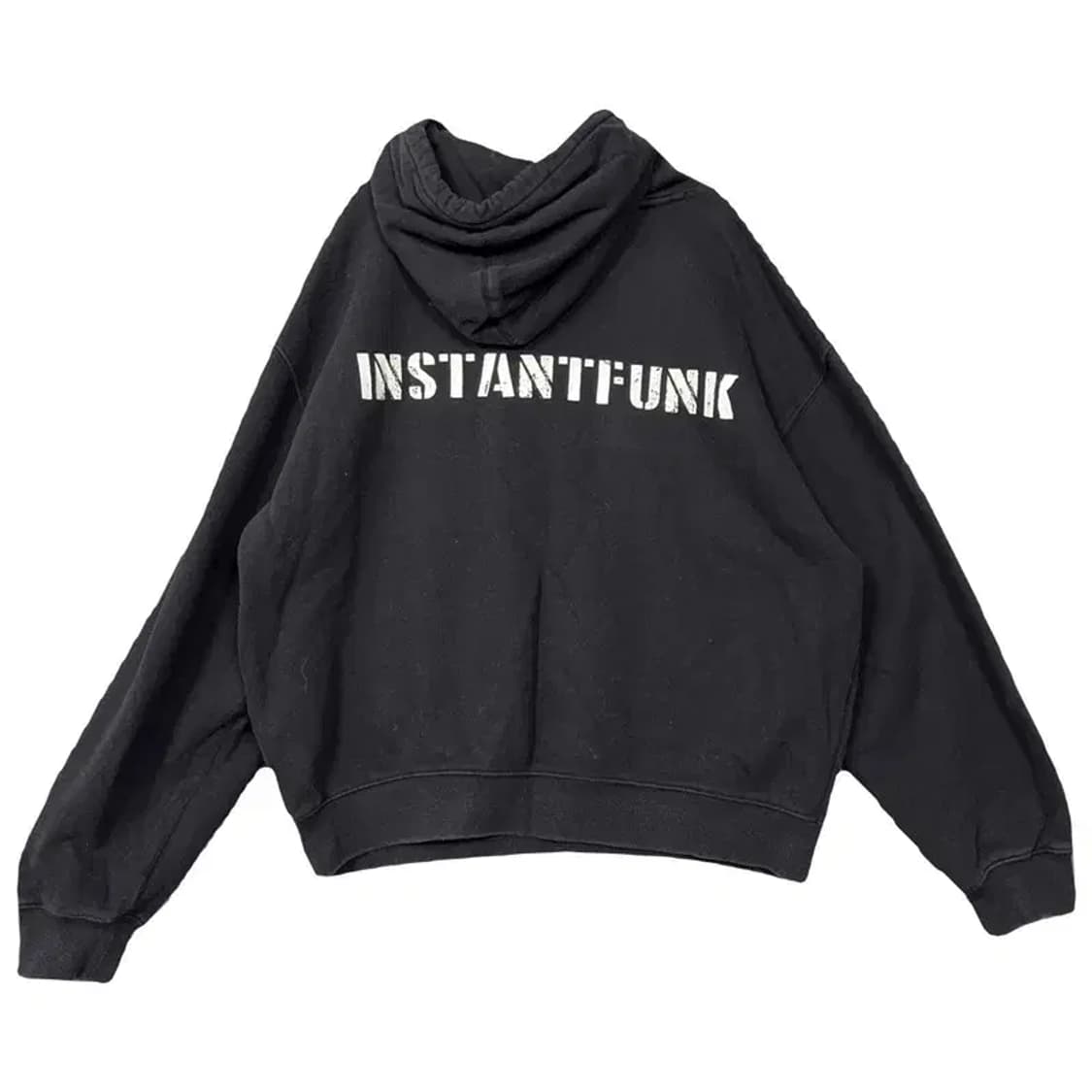 인스턴트 펑크 로고 블랙 스웻 후드티 3 상품이미지2