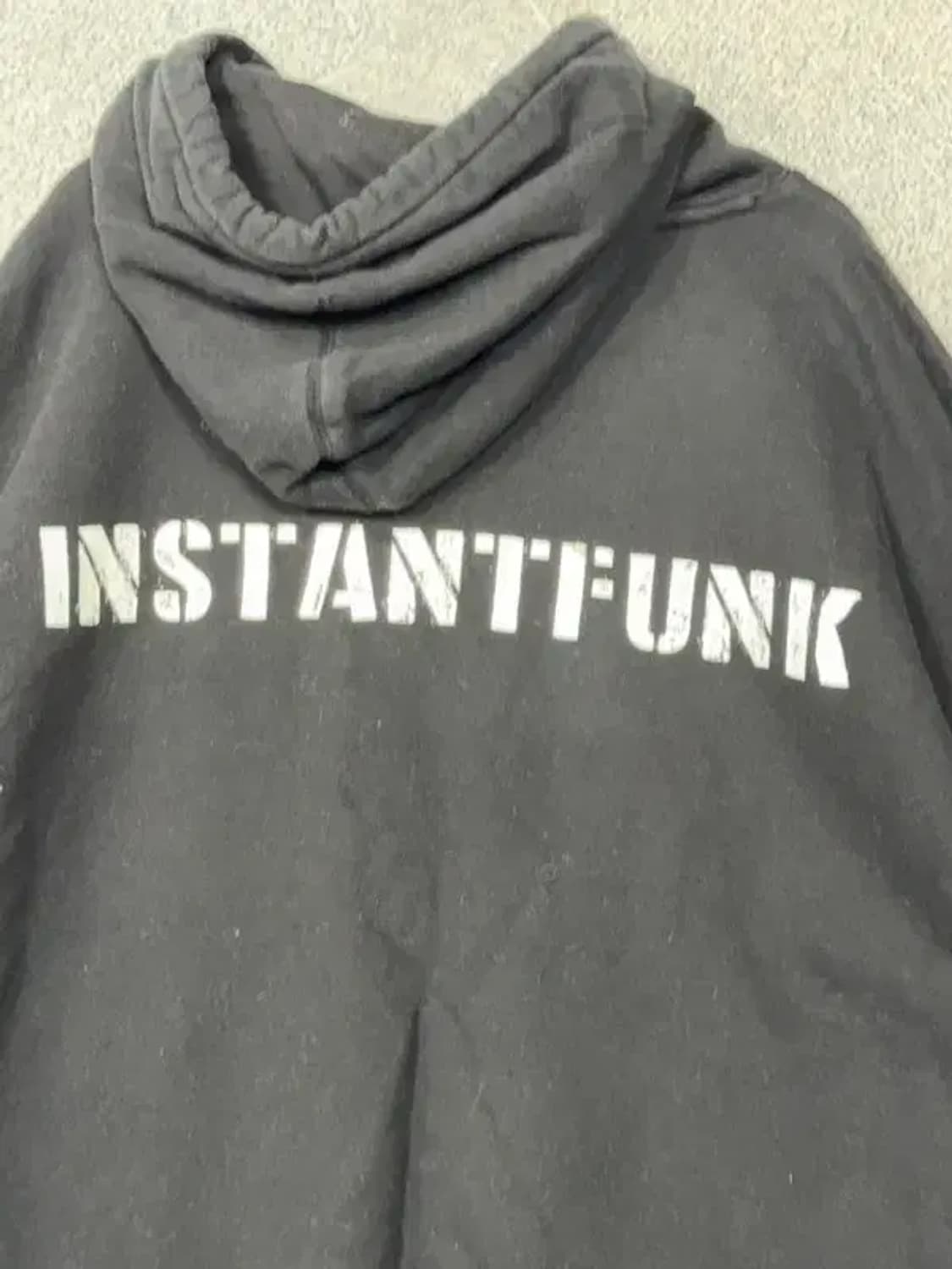 인스턴트 펑크 로고 블랙 스웻 후드티 3 상품이미지8