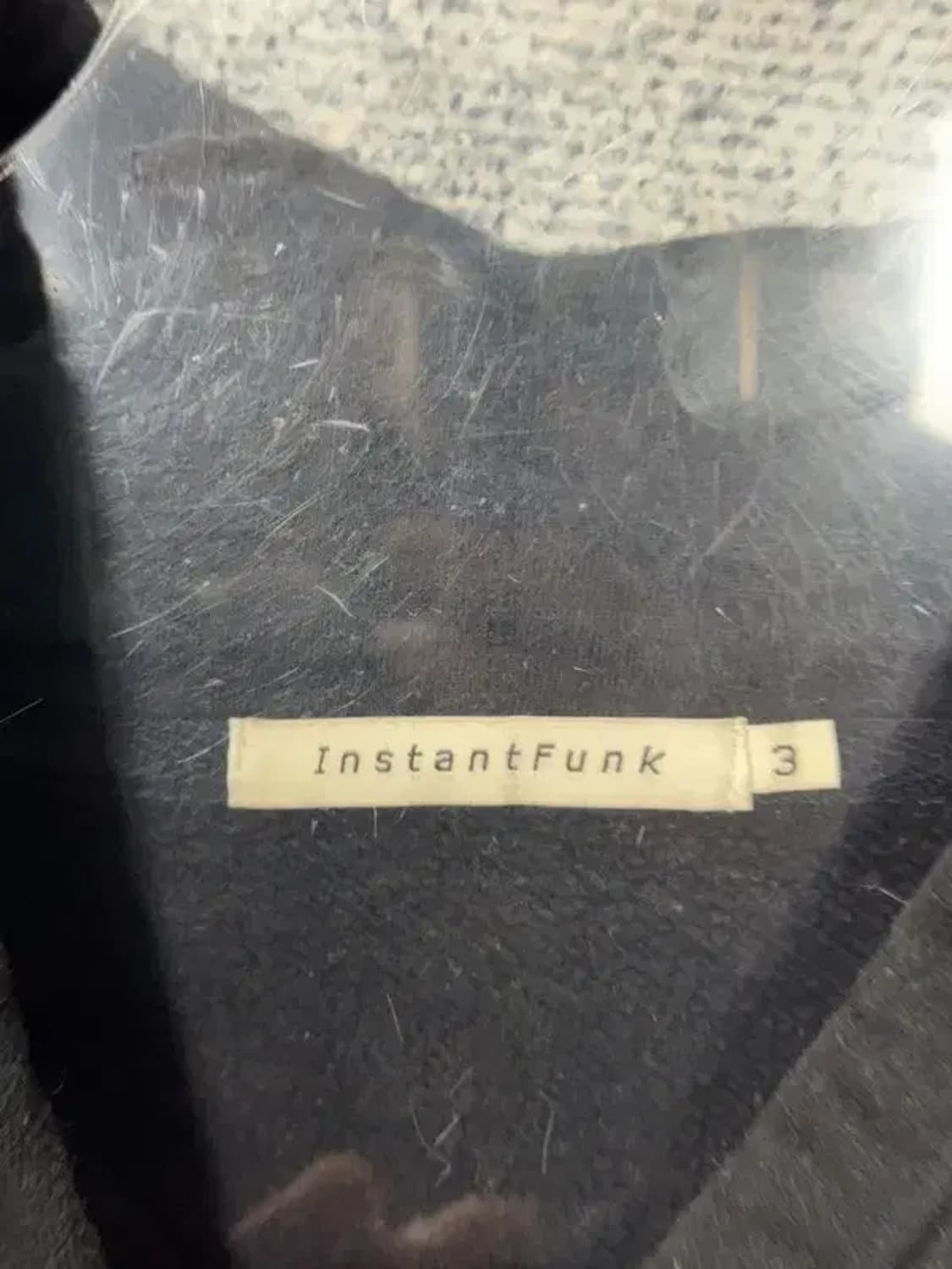 인스턴트 펑크 로고 블랙 스웻 후드티 3 상품이미지9