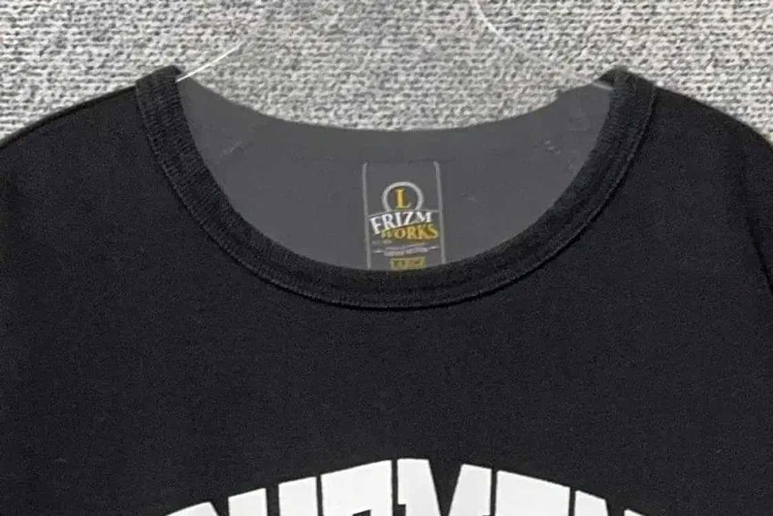 프리즘웍스 프린팅 블랙 스웻셔츠 LARGE 상품이미지5