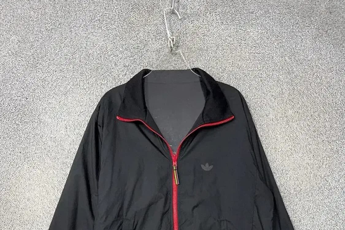아디다스 패치 양면 흑탭 빈티지 트랙탑 집업 저지 100 상품이미지5