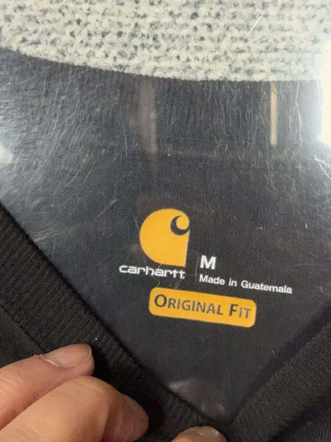 칼하트 블랙 프린팅 롱슬리브 긴팔티 M 상품이미지7