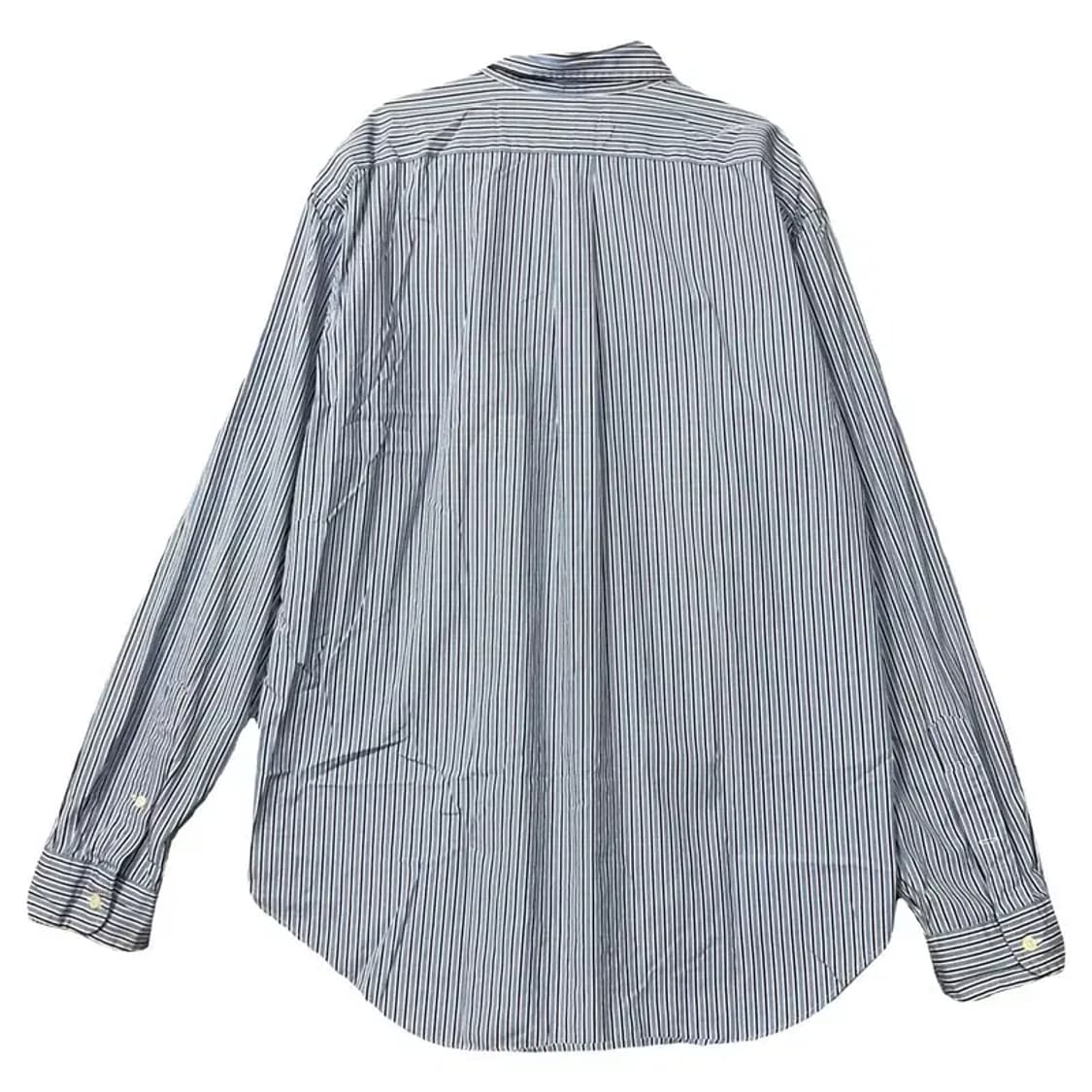 폴로 클래식핏 스트라이프 라이트 블루 로고 셔츠 L 상품이미지2