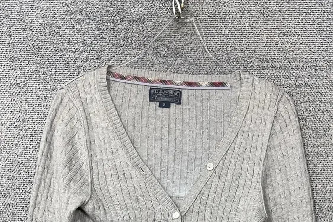 폴로 두산 울 캐시미어 니트 가디건 S 상품이미지3