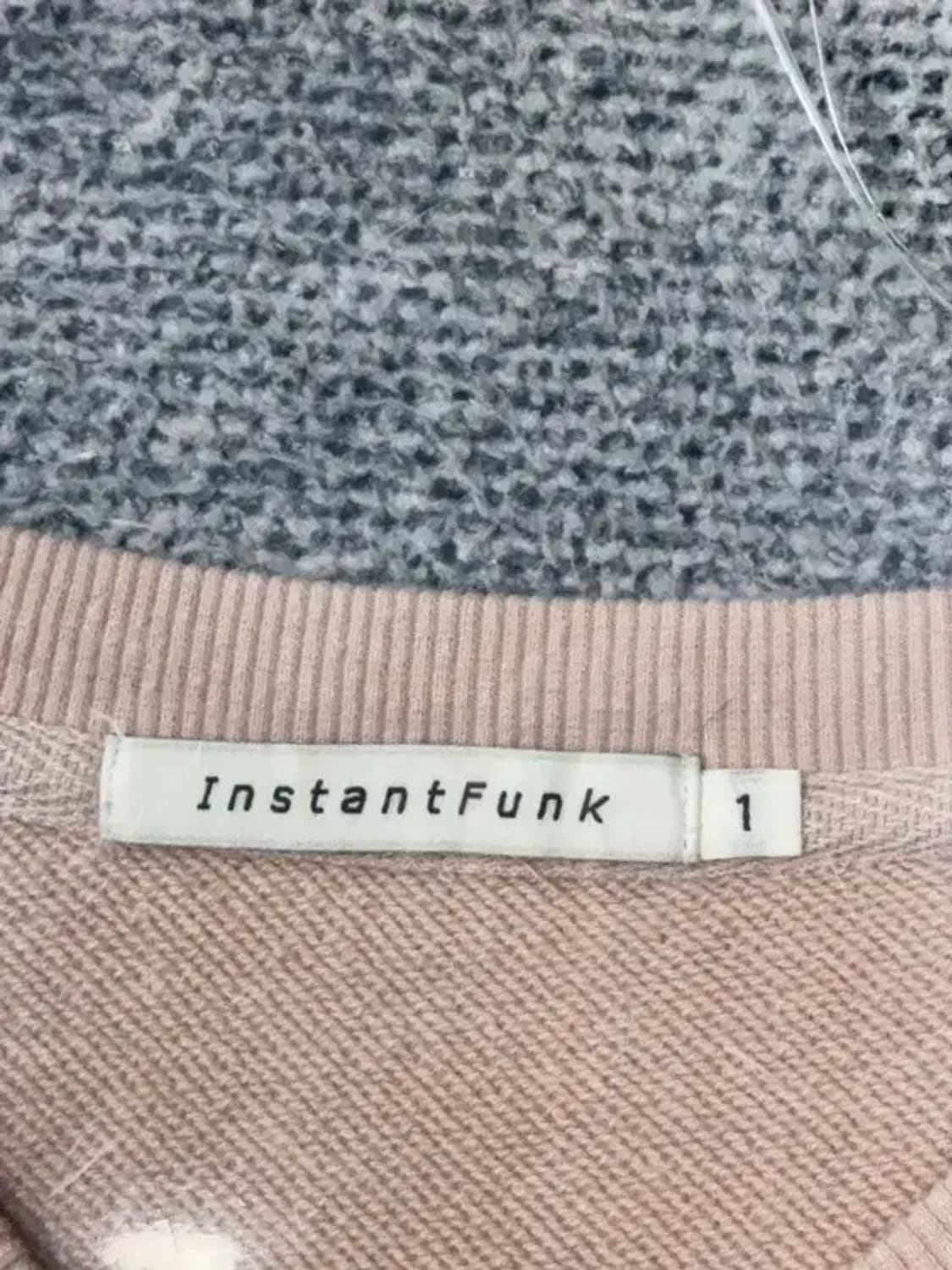 인스턴트 펑크 로고 베이지 맨투맨 1 상품이미지8